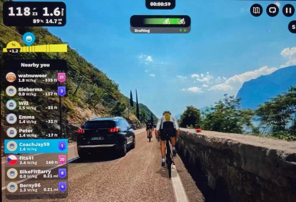 rouvy riding session avatars