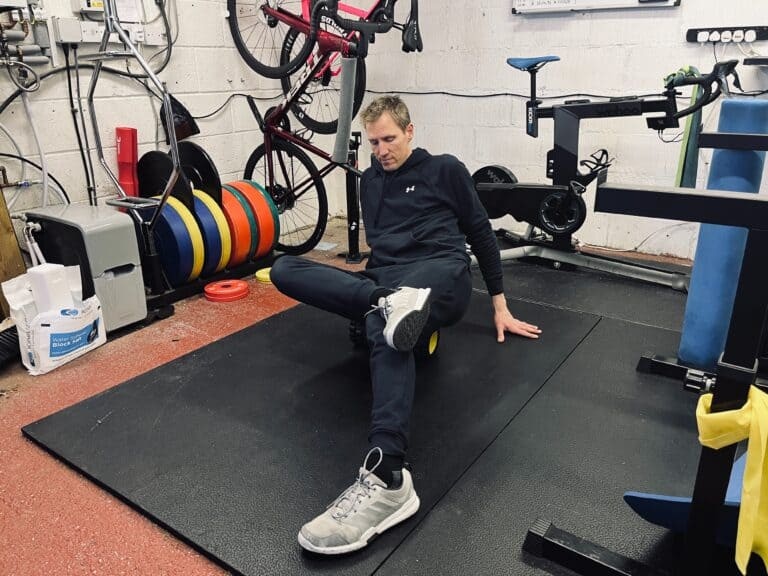 cyclist work out indoor