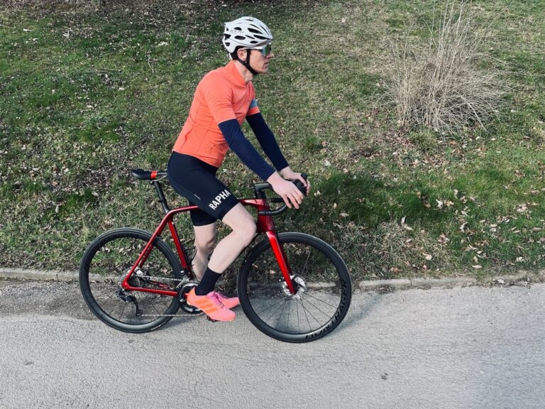 cyclist in full gear