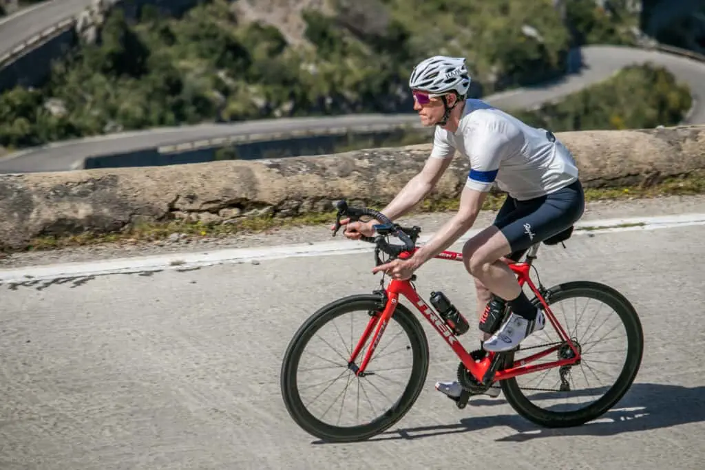 cyclist on road