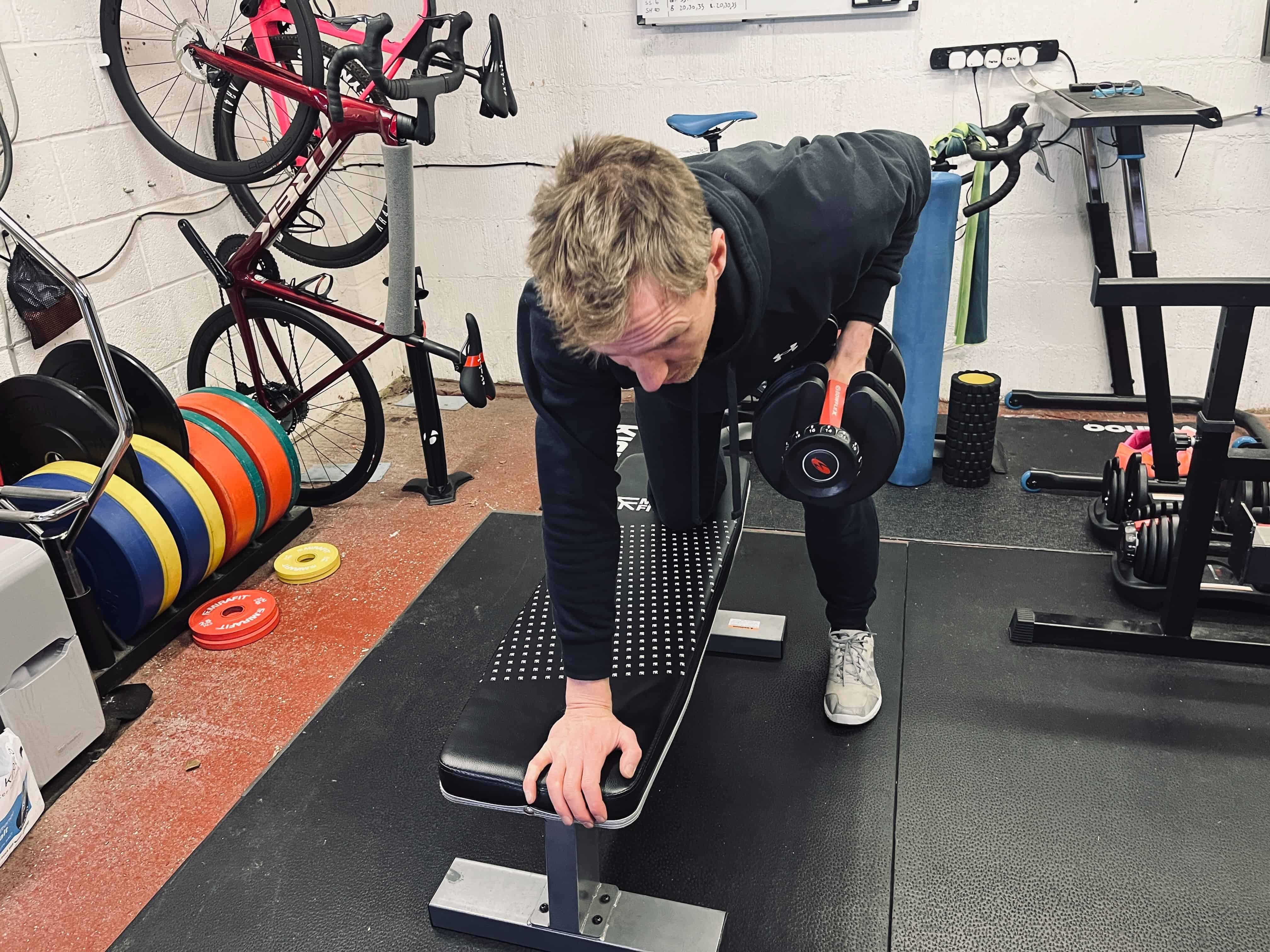 cyclist arm work out