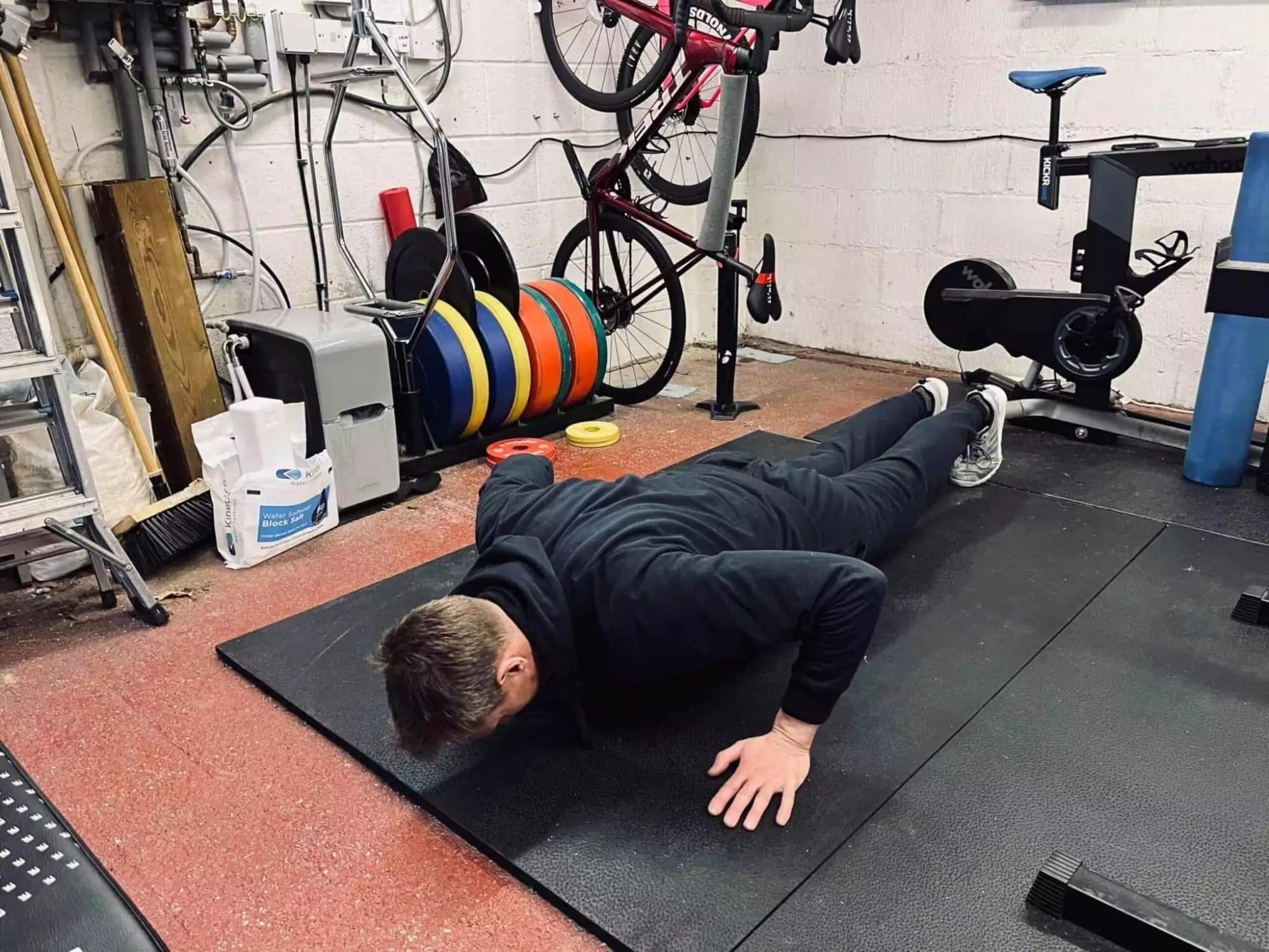 cyclist push up
