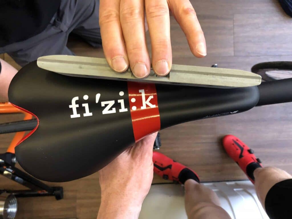 measuring bike seat