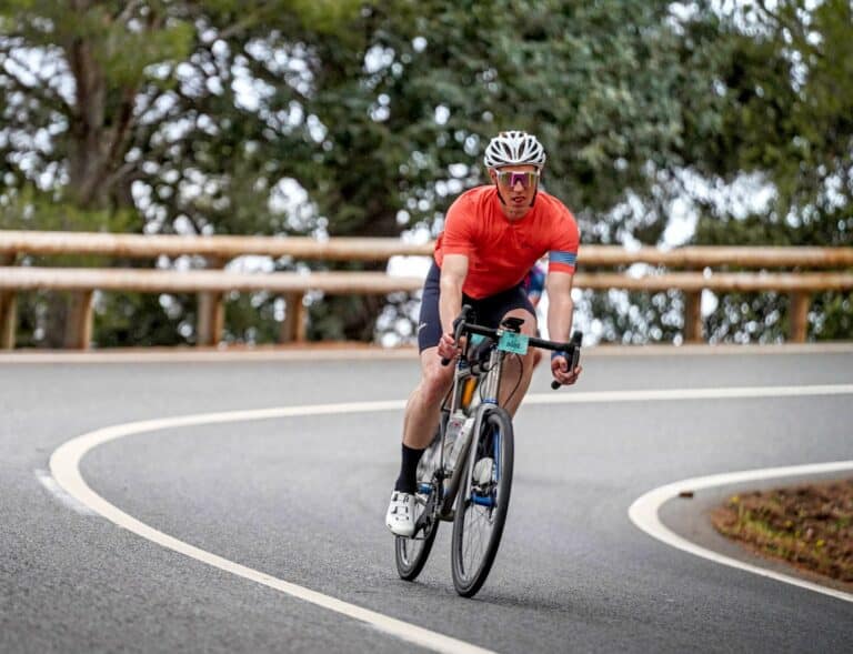 cycling on road